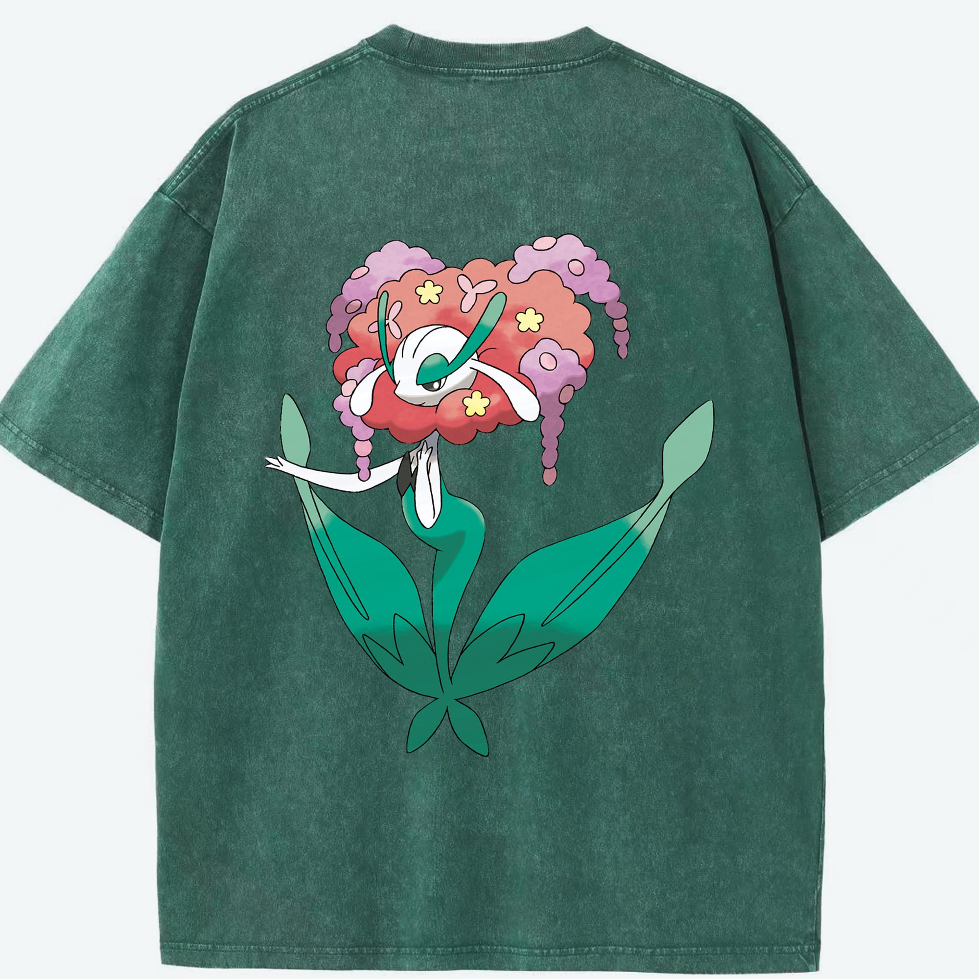 （画像用） ポケットモンスター Pokémon 綿100% ヴィンテージ風 半袖Tシャツ（背面プリント）
